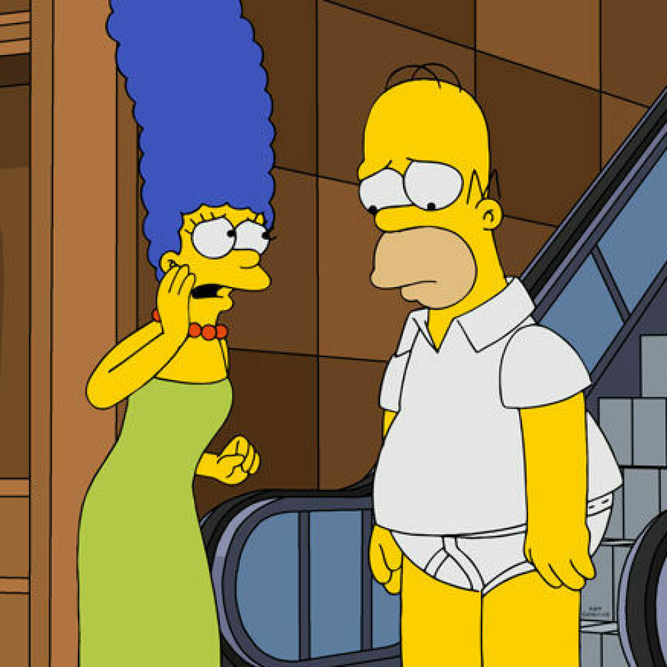 THE SIMPSONS, from left: Marge Simpson (voice by Julie Kavner), Homer Simpson (voice by Dan Castellanata), 'Go Big or Go Homer', (Season 31, Episode 3102, aired Oct. 6, 2019). photo: ©Fox / courtesy Everett Collection