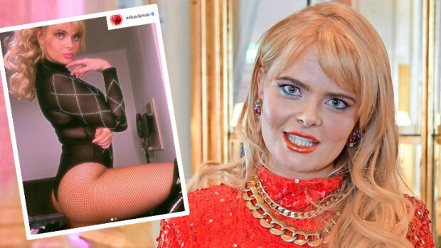 Syntinen seksipommi! Erika Vikman poseeraa erotiikkaa tihkuvassa asussa - kuvat! Erika Vikman