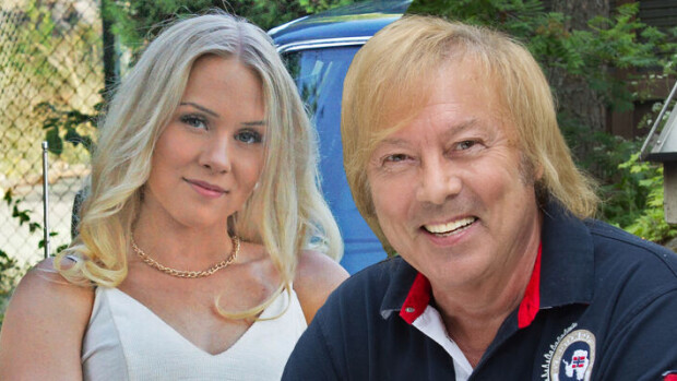Helmi Loukasmäki, 19, levytysstudioon! Näin Danny, 77, selittää nuoren kaunottaren majoittumista luonaan! Danny ja Helmi Loukasmäki