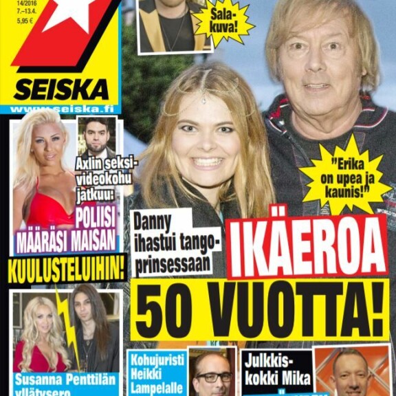 Seiska paljasti jo keväällä 2016 Dannyn ja Erikan viihtyvän yhdessä. Seiska paljasti jo keväällä 2016 Dannyn ja Erikan viihtyvän yhdessä.