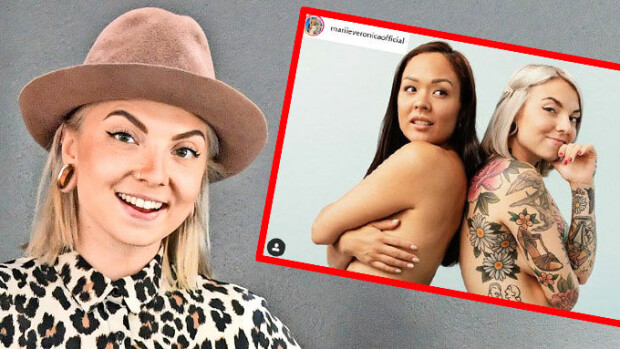 Jestas! Veronica Verho poseeraa yläosattomissa sometähti Sita Salmisen kanssa: hakevat huomiota podcast-sarjalleen - kuva! Veronica Verho ja Sita Salminen