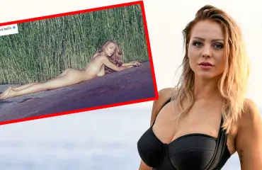 Povimissi Erika Helin poseeraa täysin nakuna rantakalliolla: vartalon huimat muodot esillä - kuva! "Luontokuvaukset meni next level"