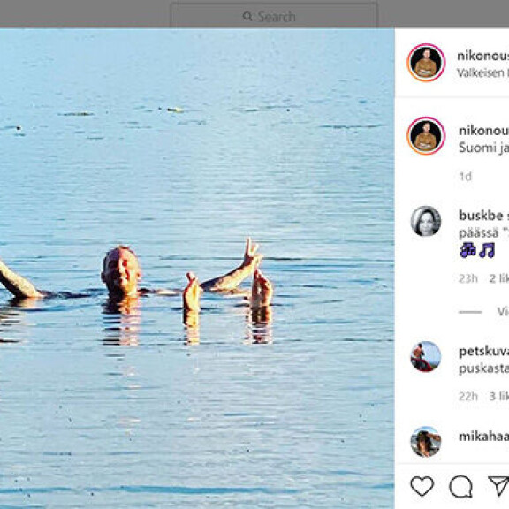 Ohhoh, kas näin juoksee Niko Nousiainen nakuna järveen - katso video! Niko Nousiainen