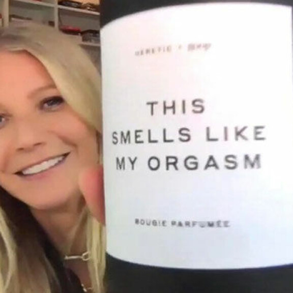 Gwyneth esitteli kynttilöitään Jimmy Fallonin Tonight Show'n videovierailullaan. Gwyneth paltrow ja kynttilä