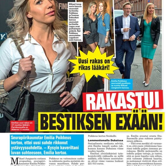 SEISKA 2/2018 Emilian elämää julkisuudessa on seurattu Seiskassa pitkään. SEISKA 2/2018 Emilian elämää julkisuudessa on seurattu Seiskassa pitkään.