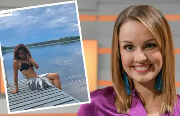 Jestas, mikä vartalo! Lotto-juontaja Suvi Hartlin poseeraa tyrmäävänä pikkubikineissä jumalaisissa mökkimaisemissa - katso!