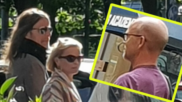 Terassien avaaminen ajoi suomalaisjulkkikset nautiskelemaan – Jone Nikulalle maistui olut, Mikko Leppilammelle viini: Todella hauskaa näytti olevan! Jone Nikula ja Kari Heiskanen