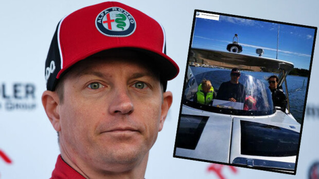 Kimi Räikkönen esitteli ökyvenettään Suomen-vesillä: koko perhe huiman menopelin kyydissä - kuvat! Kimi Räikkönen
