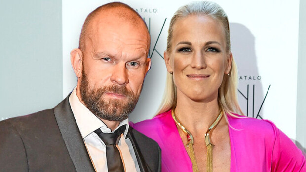 Erohuhut kiihtyvät! Nanna Karalahti paineli ökyautollaan Keravalle – Jere jäi Helsinkiin pelleilemään polkupyörällä! Jere ja Nanna Karalahti.