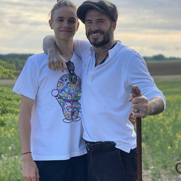 Päälakea paleltaa! Ex-futaaja David Beckhamilla alkaa hiukset harventumaan – Takavuosien tukkatyylit kadonneet kuin tuhka tuuleen! david Beckham poikansa kanssa