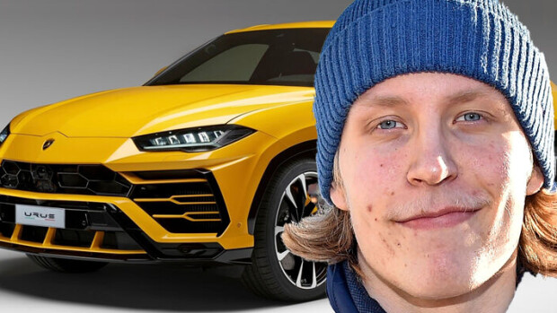 Tamperelaismies nöyrtyi, kun Patrik Laine ajoi rinnalle ja ohi – NHL-tähden ökyluksus-Lamborghini näytti Volvolle kaapin paikan: ”Ei siinä ollut mitään palaa” Patrik Laine.