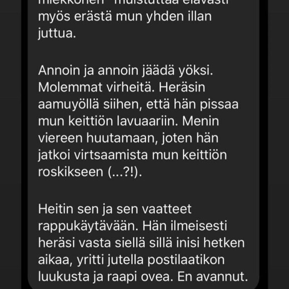 Hävyttömän suoraa tekstiä! Suomalaisnaiset avautuvat huonoista yhden illan jutuista Antti Holman Instagramissa: Rakastajana kuusi miinus, hoki koko ajan 'aikamoista', boobseja piti räplätä ja hiplata... sg