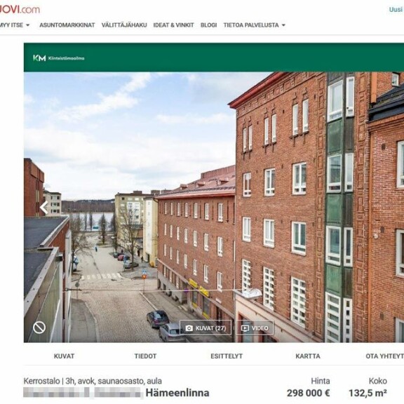 Sanin kaupittelema kaksikerroksinen kerrostalokämppä sijaitsee aivan Hämeenlinnan keskustassa. Sanin kaupittelema kaksikerroksinen kerrostalokämppä sijaitsee aivan Hämeenlinnan keskustassa.