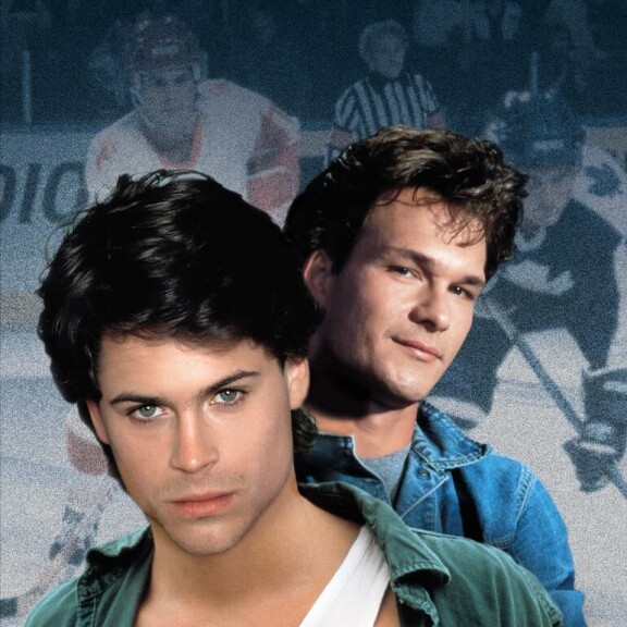 1980-luvulla Rob Lowe nousi nuorisoidoliksi. Yksi hänen tunnetuimmista rooleistaan oli elokuvassa Youngblood – lätkä veressä, jossa hän näytteli Patrick Swayzen kanssa. 1980-luvulla Rob Lowe nousi nuorisoidoliksi. Yksi hänen tunnetuimmista rooleistaan oli elokuvassa Youngblood – lätkä veressä, jossa hän näytteli Patrick Swayzen kanssa.