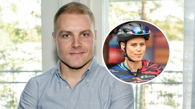 Kuukausien salasuhde! Valtteri Bottaksen ja Tiffanyn rakkaus roihahti Monacossa – yhteisiä pyöräreittejä Rivieran kukkuloilla! Valtteri Bottas ja Tiffany-rakas pyöräilevät yhdessä.