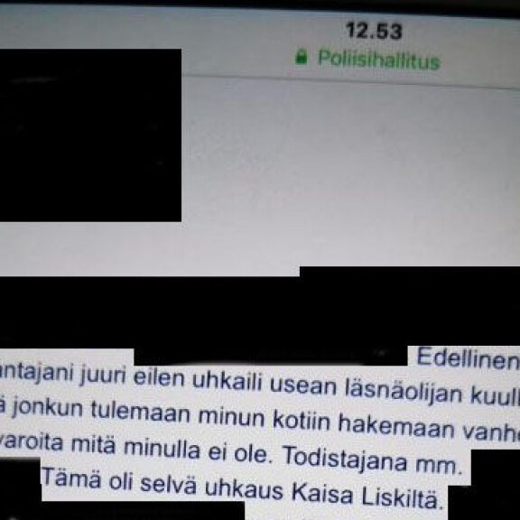 Kaisa Liskistä rikosilmoitus! Entinen työntekijä syyttää uhkailusta! xxx