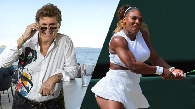 Ei voi olla totta! Miamissa lomaileva Frederik, 74, iski silmänsä tenniksen amerikkalaiseen supertähteen Serena Williamsiin: ”Ihana, isopyllyinen nainen!” Frederik & Serena Williams.