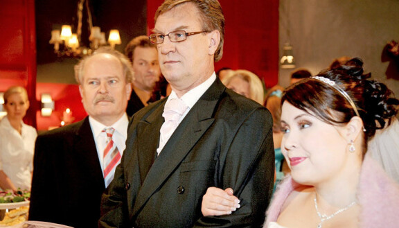 Seppo, Ismo ja Salla Kentaurissa.