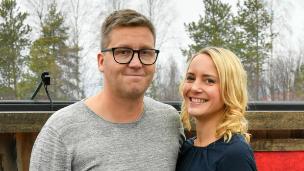 Kuvat Leviltä! Jani Sievinen kolmatta kertaa naimisiin – hääyö lumipyramidissa! Jani Sievinen menee Maria-rakkaansa kanssa naimisiin Levillä.