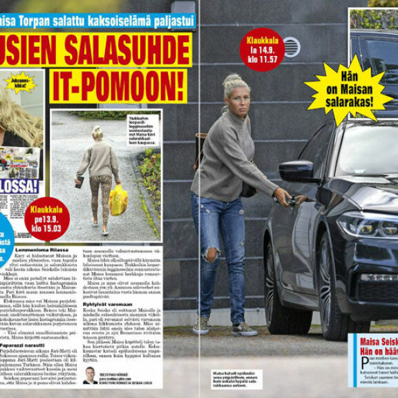 Näin Seiska uutisoi salasuhteesta torstaina 27.9. Seiska