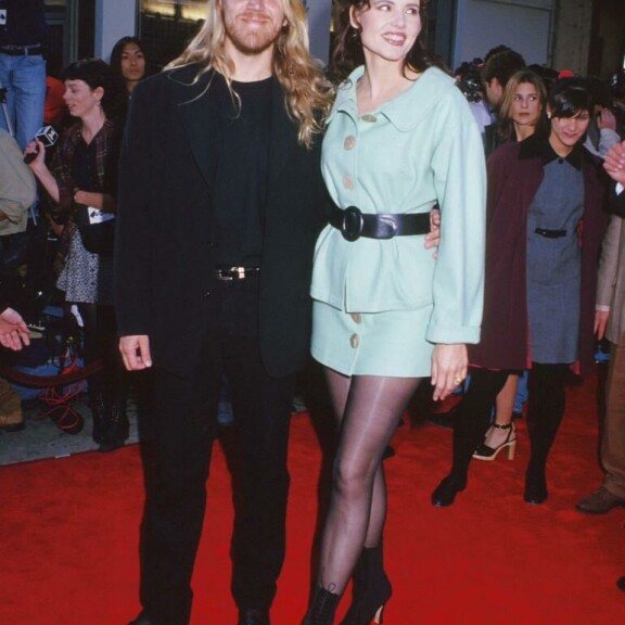 Renny ja Geena olivat näyttävä pari. geena davis, renny harlin