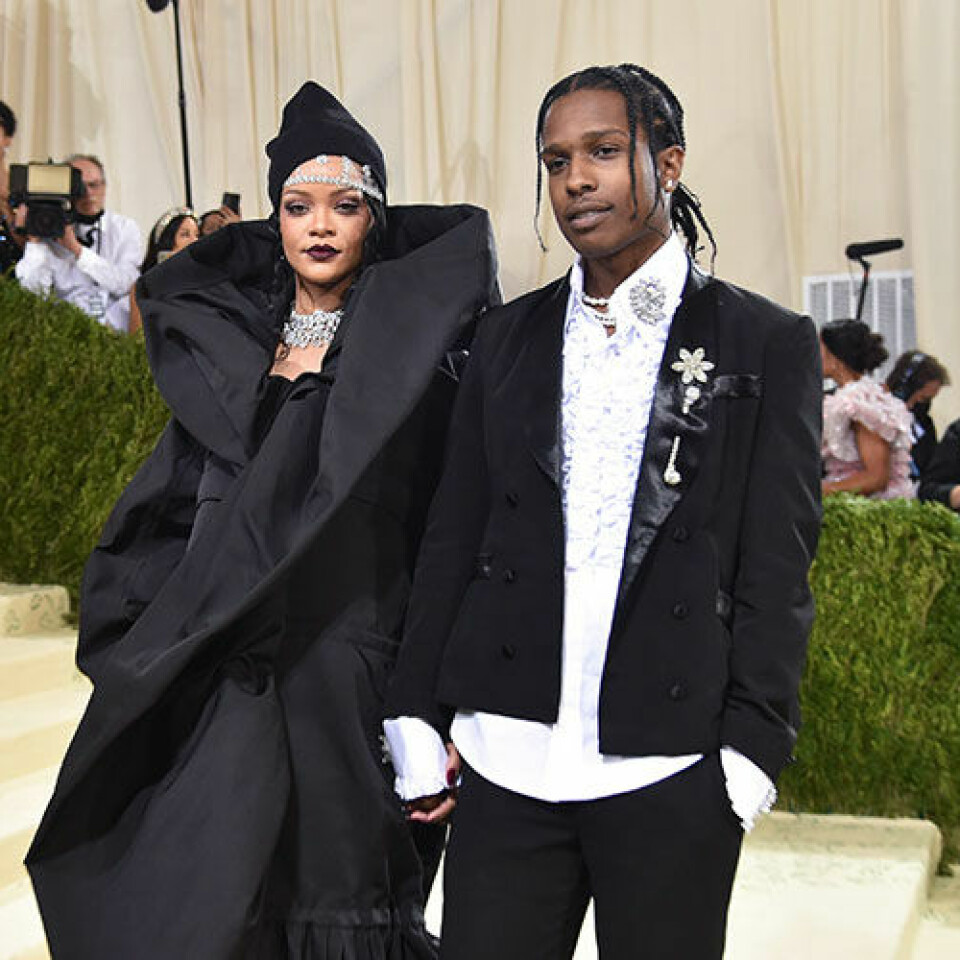 A$AP Rocky ja Rihanna ihastuttivat syksyllä MET-gaalassa.