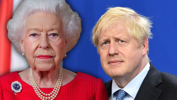Pääministeri Boris Johnson pyysi emämokaansa anteeksi kuningatar Elisabetilta: 'Otan täyden vastuun' Kuningatar Elisabet ja Boris Johnson