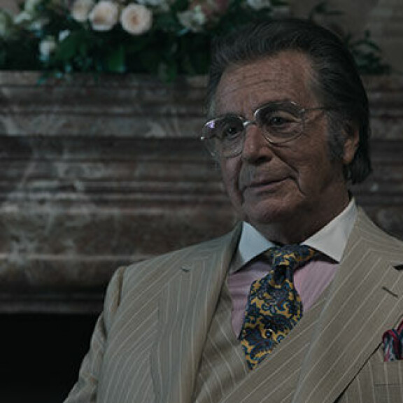 Aldo Guccin roolin tulkitsee Al Pacino. a