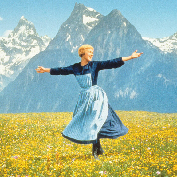 The Sound of Music -elokuva kuvattiin Itävallassa Salzburgissa ja sen ympäristössä. Julie Andrews