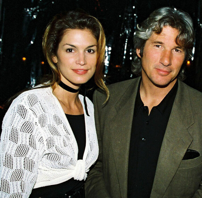 Richard ja Cindy olivat 90-luvun seuratuimpia pareja. Richard Gere ja Cindy Crawford