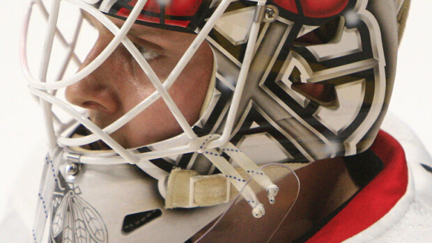 Vantaa mainittu! Chicago Blackhawksin veskari Kevin Lankinen kunnioitti NHL-kaukalossa kasvattiseuraansa - kuvat! Kevin Lankinen