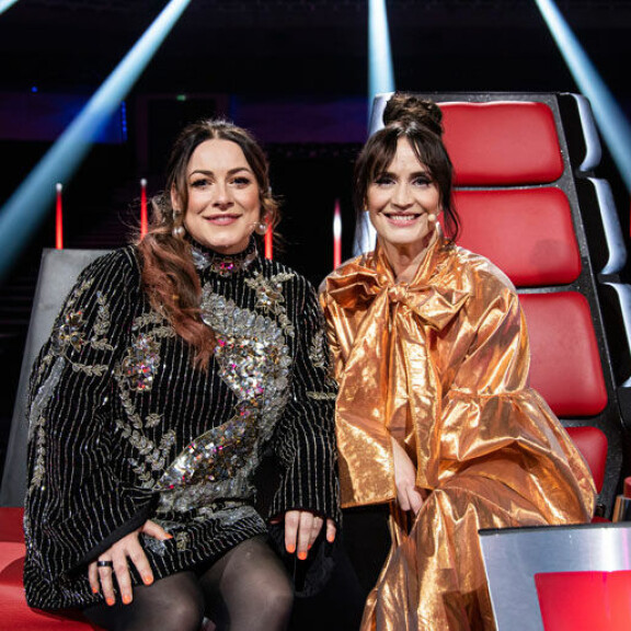 Maija on ensimmäistä kertaa mukana ohjelmassa tähtivalmentajana. Kuva Saku Tiainen erin ja maija vilkkumaa