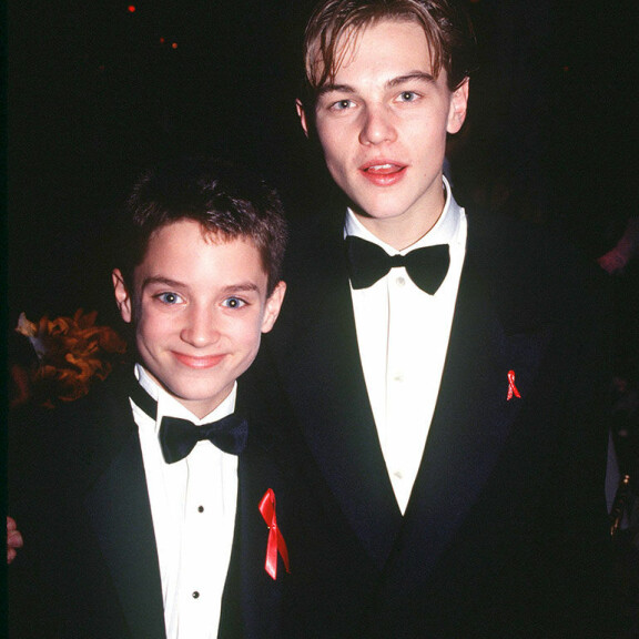 Leonardo DiCaprion kanssa 1994 Oscar-gaalassa Elijah Wood