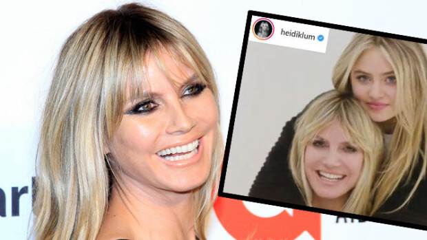 Vau! Heidi Klumin upea Leni-tytär, 16, ryhtyi huippumalliksi - katso kuvat ja video ensimmäisistä poseerauksista! Heidi Klum ja Leni