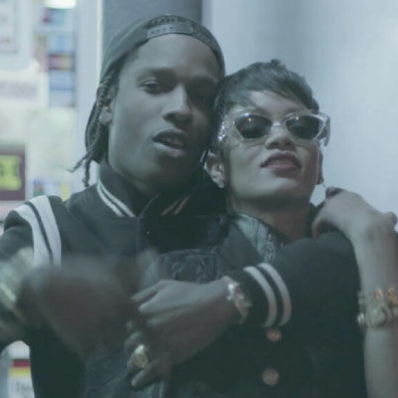 Rihanna oli mukana A$AP Rockyn Fasion Killa -kappaleen musiikkivideolla. asap ja riri 2