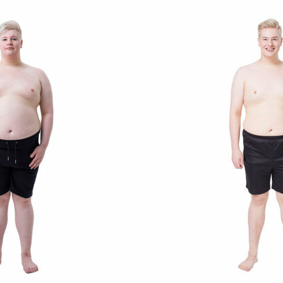 Näin iso muutos Aarnin kropassa tapahtui Suurin pudottaja -kisan myötä. Näin iso muutos Aarnin kropassa näkyi Suurin pudottaja -kisan myötä.