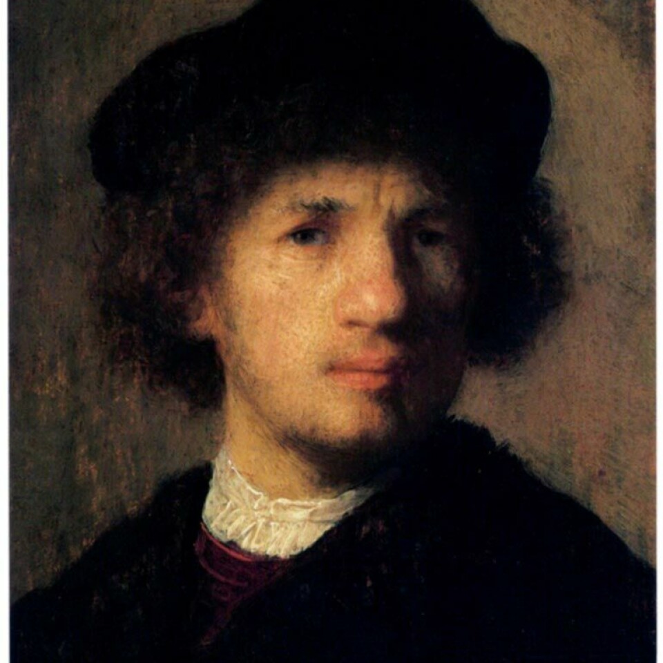 Tätä mittaamattoman arvokasta Rembrantin omakuvaa Herra B yritti myydä ostajaksi tekeytyneelle FBI-agentille viisi vuotta museovarkauden jälkeen. Kuvaa on ollut helppo kuljettaa, koska se on suunnilleen postikortin kokoinen.