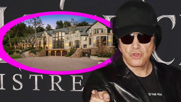 Rokkilegenda Gene Simmons myy ökykartanoaan: lukaalin hinta on lähes 19 miljoonaa - katso kuvat Gene ja kämppä
