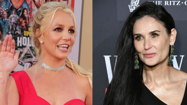 Superkaunottaret Britney Spears ja Demi Moore julkaisivat rehelliset kuvat: 'Tältä me oikeasti näytämme' Britney Spears ja Demi Moore