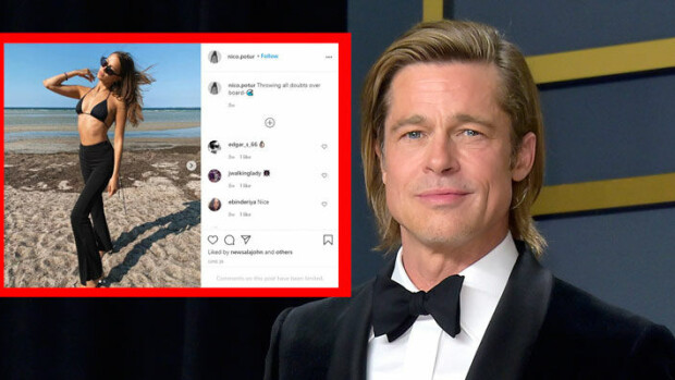 Oho, Brad Pitt, 56, iski kaikessa hiljaisuudessa 27-vuotiaan saksalaismallin! Lensi kauniin Nicolen kanssa lemmenlomalle - kuvat! brad ja nicole