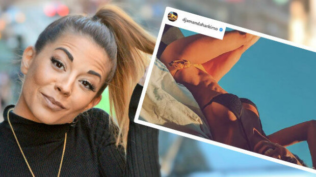 Huh, mikä kesäbeibe! Amanda Harkimo poseeraa seksikkäänä bikineissä ja housutkin kintuissa: paljasta peppua ja kunnolla povea - kuvat! Amanda Harkimo