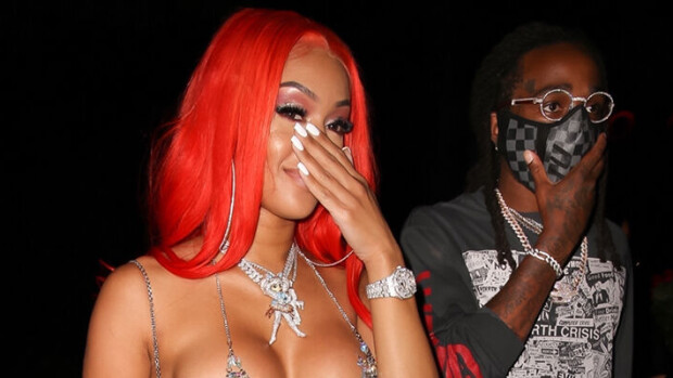 Paparazzi iski: räppärikaunotar Saweetie säihkyi timanttirinnoissaan, Quavo-poikaystävä keskittyi takamukseen! Saweetie