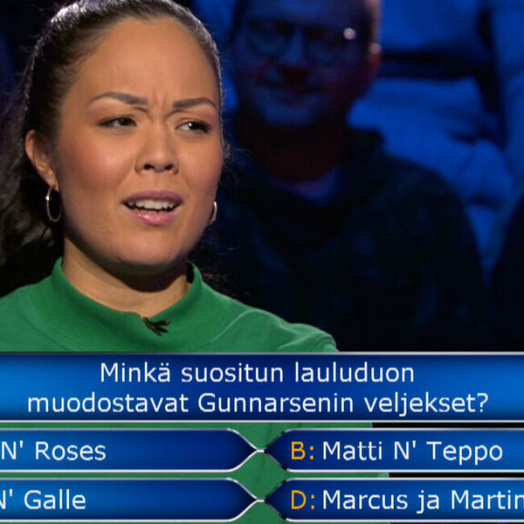 Tubettajat tavoittelevat jättipottia Haluatko miljonääriksi -ohjelmassa - Sita Salmisen suoritus ei tainnut mennä ihan nappiin! Sita2