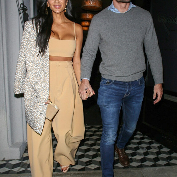Nicole ja Thom juhlivat yhdessä FOX-kanavan talvipressin jatkoilla muutama päivä sitten. Nicole Scherzinger ja Thom Evans