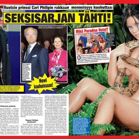 Tosi-tv-kaunottaresta Ruotsin prinsessaksi! Muistatko prinssi Carl Philipin Sofia-puolison superseksikkään poseerauksen?! Prinsessa Sofia poseerasi rohkeasti.