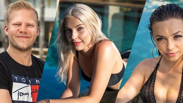 Temptation Island Suomessa luvassa himokas kolmen kimppa! Annikan rinnat saavat lemmekkään käsittelyn: 'Mites tää lähti eskaloitumaan yhtäkkiä?!' temptation island suomi