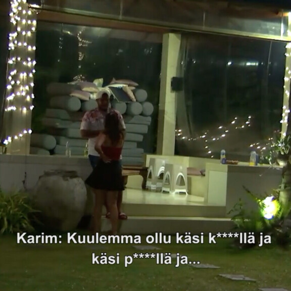 - Kuulemma ollu käsi ky***llä ja käsi pi**ulla ja… Karim kertoo. temptation island suomi