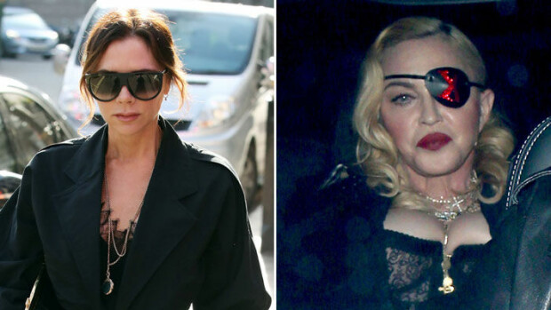 Victoria Beckham hakee uskottavuutta olkatoppauksilla, Madonna ei luovu korsetistaan – Seiskan muotipoliisi katsastaa julkkiskaunotarten syystyylin! Muotipoliisi arvioi tähtien syystyylin.