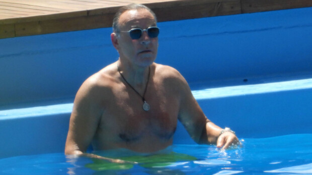 Pomo lomalla! Paparazzi yhytti Bruce Springsteenin Italiasta Bruce