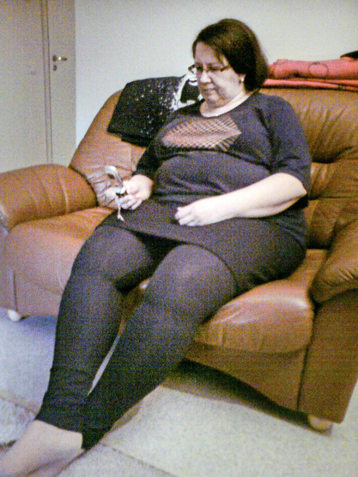 Pahimmillaan Marita painoi 135 kiloa. Pahimmillaan Marita painoi 135 kiloa.